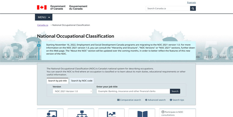National Occupational Classification